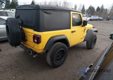 2020 Jeep Wrangler Sport S 4X4 из США, поврежденный, VIN 1C4GJXAN8LW199881